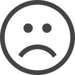 Frown O SVG Icon